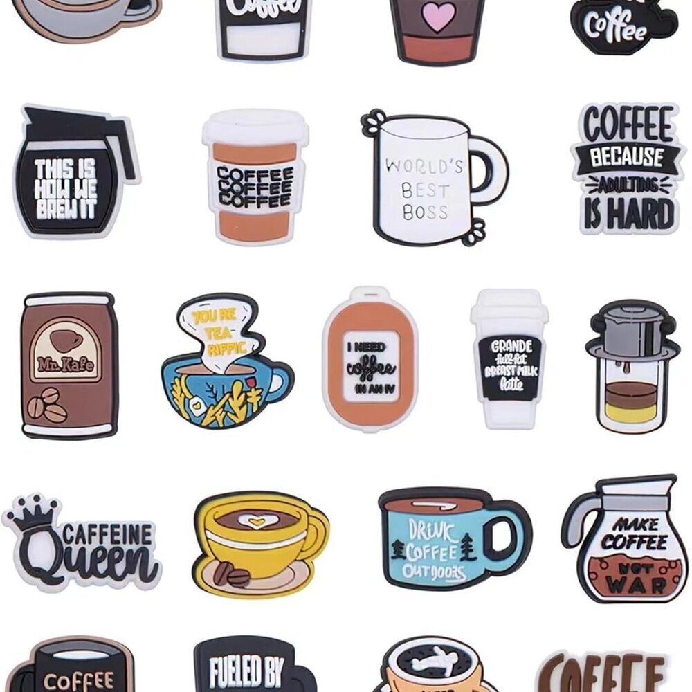 Different Shape Shoe Charms for Clog Decoration, Cute Pin, Bulk Pack, Random Ass